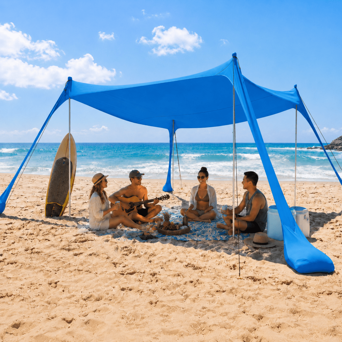 Easy Pop Up Beach Canopy Outdoor Shade - Bestyle Camping Store