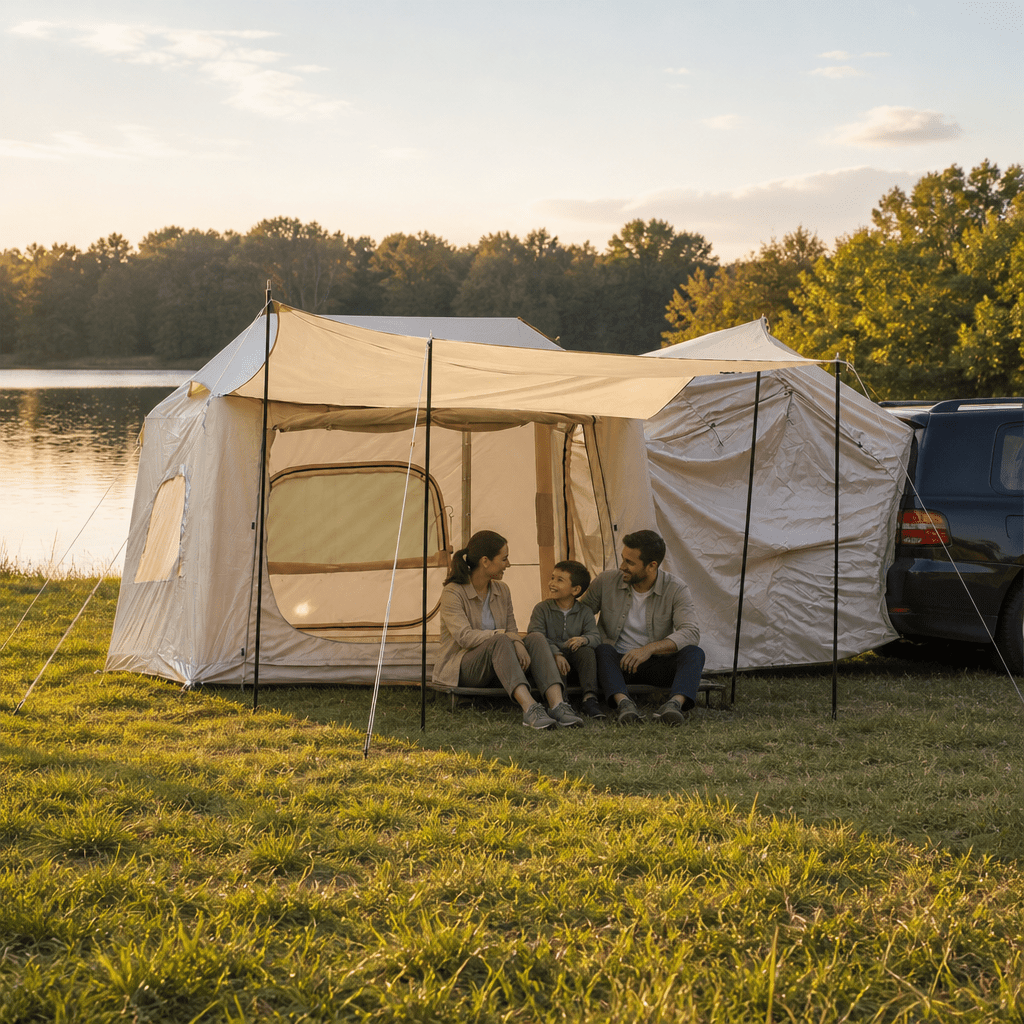 Inflatable Tailgate Tent with Stove Jack - Bestyle Camping Store