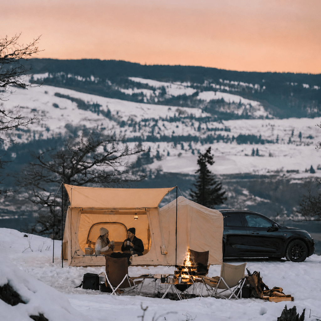 Inflatable Tailgate Tent with Stove Jack - Bestyle Camping Store