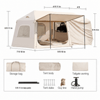 Inflatable Tailgate Tent with Stove Jack - Bestyle Camping Store