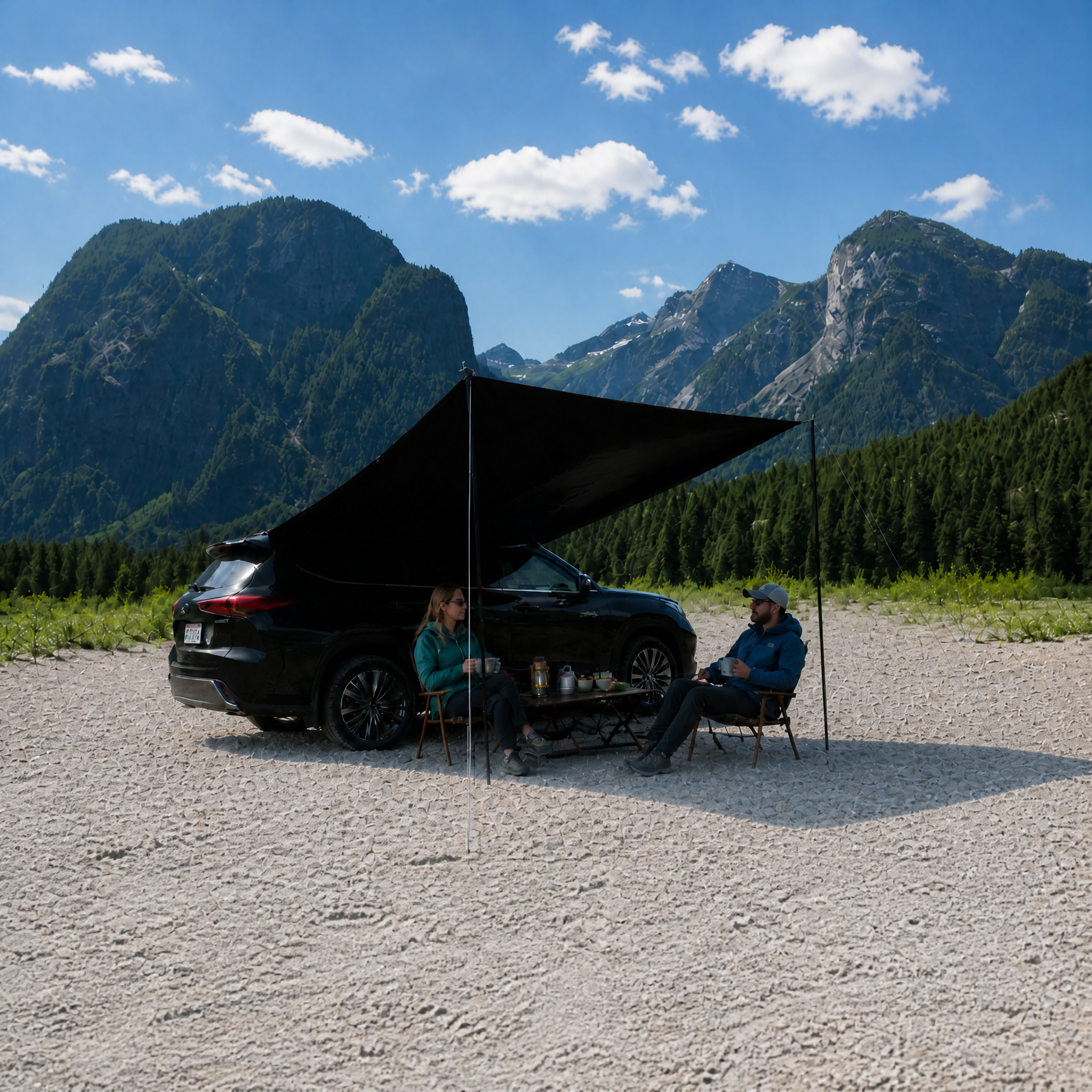 Portable SUV Side Awning
