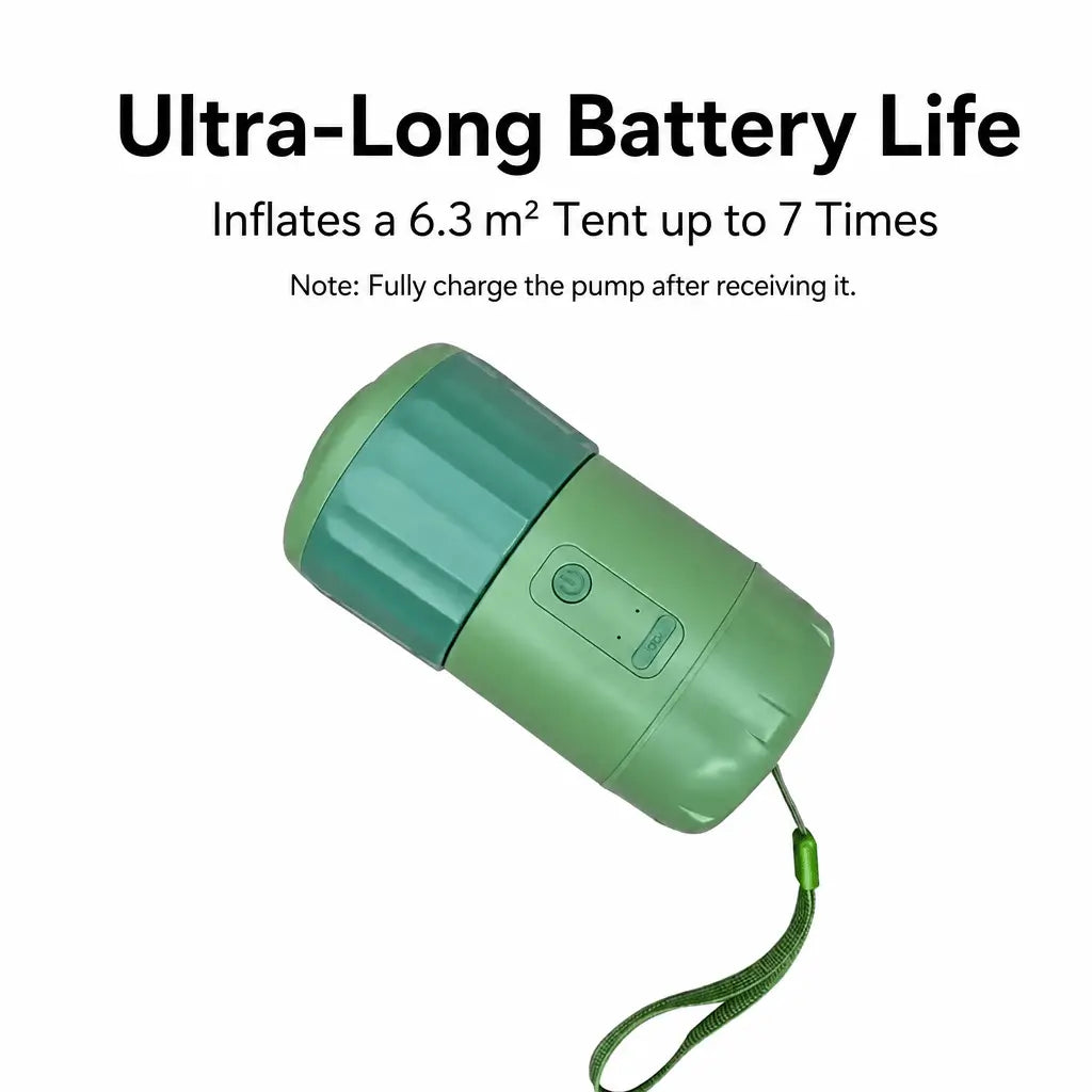 Portable Electric Air Pump for Inflatable Tents & Outdoor Gear – Rechargeable, Easy - to - Use - Bestyle Camping Store
