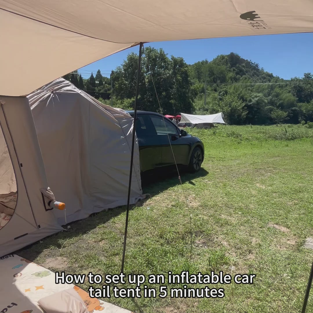 Inflatable Tailgate Tent with Stove Jack