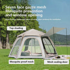 Hexagonal Camping Tent Spacious Interior