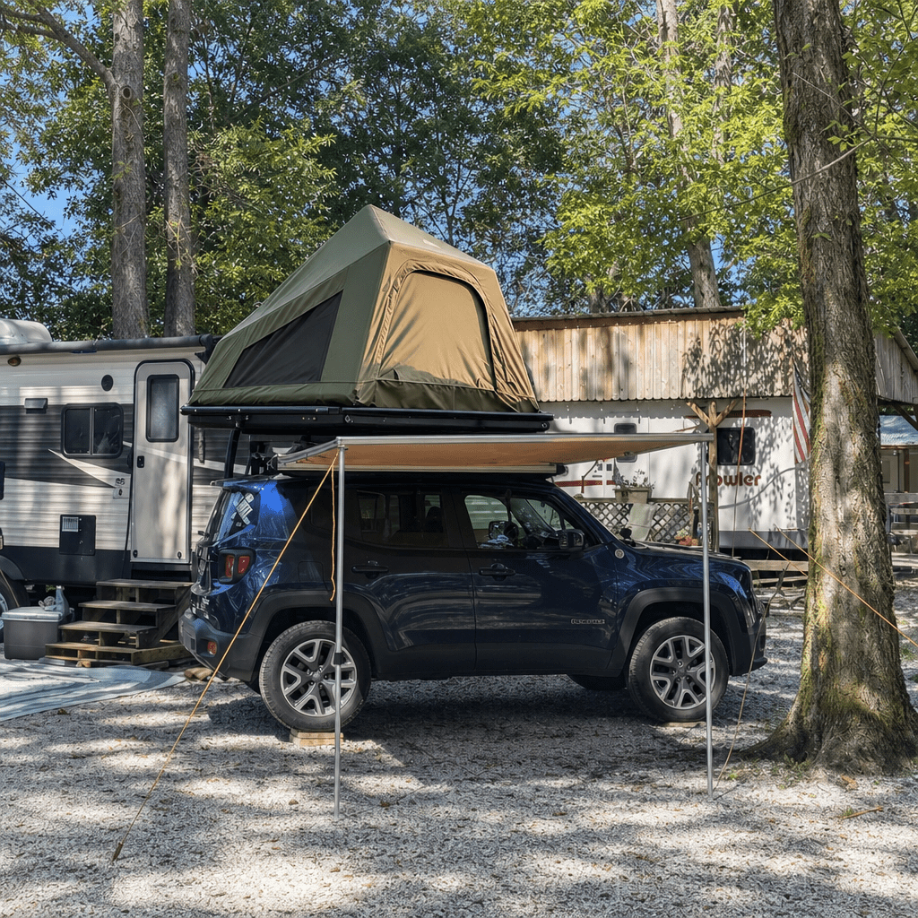 Rooftop Tent Hard Shell for Car SUV Truck Camping - Bestyle Camping Store
