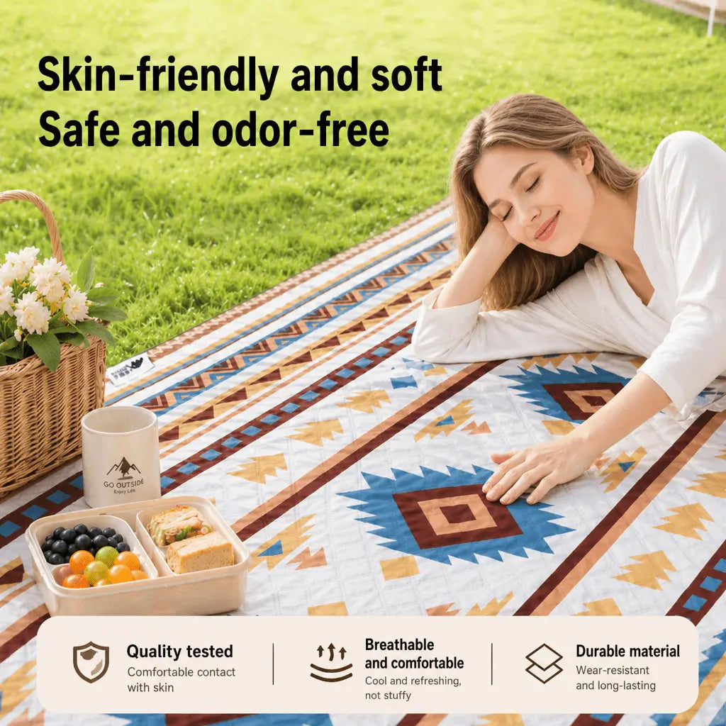 Ultrasonic Thickened Picnic Pad Waterproof Moisture - proof - Bestyle Camping Store